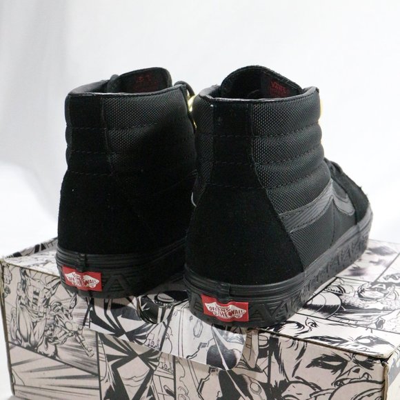 VANS X MARVEL Black Panther Sk8 Hi Limited Edition Sz 8.5 US Men - Picture 6 of 12